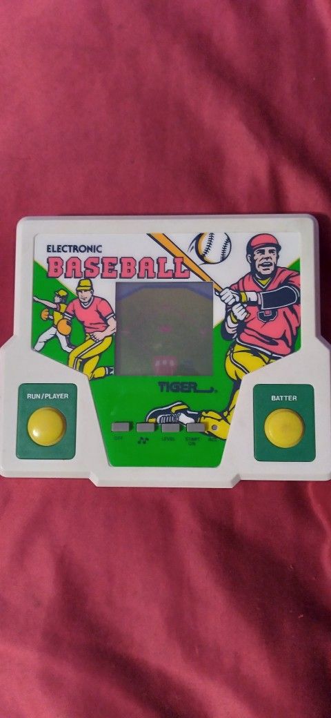 TIGER ELECTRONICS 1988 BASEBALL HANDHELD GAME TESTED