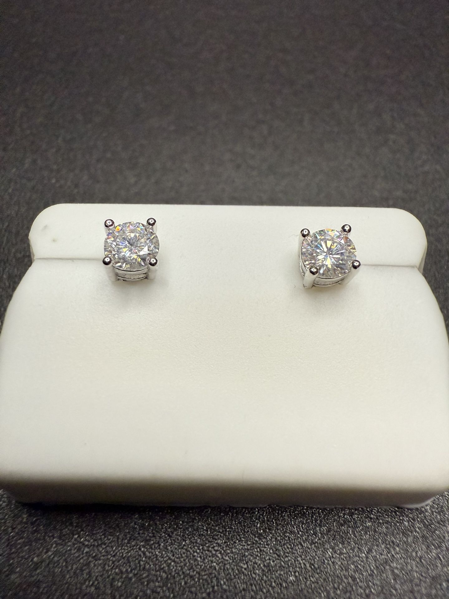 Moissanite Stud Earrings