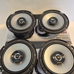 KENWOOD 2 PAIRS 6.5' 2 WAY 300 WATTS CAR SPEAKER