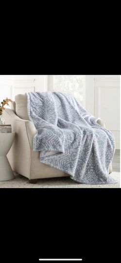 New Reversible super soft Oversized lounge Throw grey