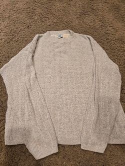 Vintage Hampton Bay Trading Company Grey Pull Over Size M