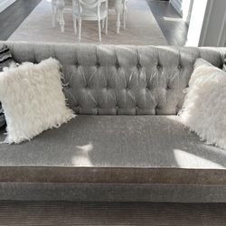 Custom, Silver Couches For Sale
