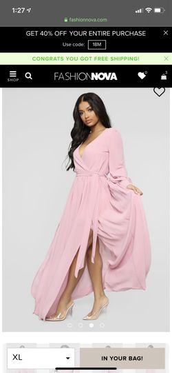 Fashion nova XL mauve dress