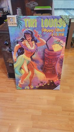 Tiki Lounge Canvas