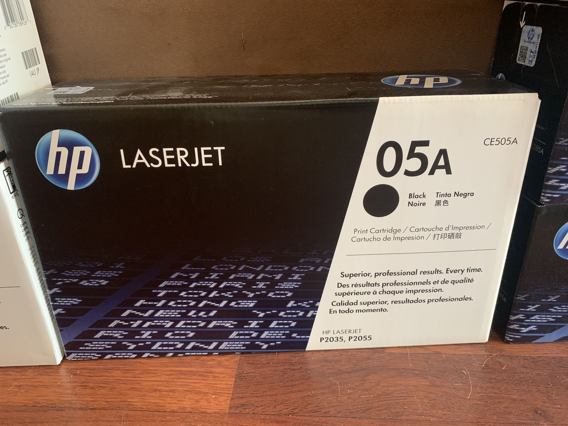 New HP laser jet printer cartridge for CE505a