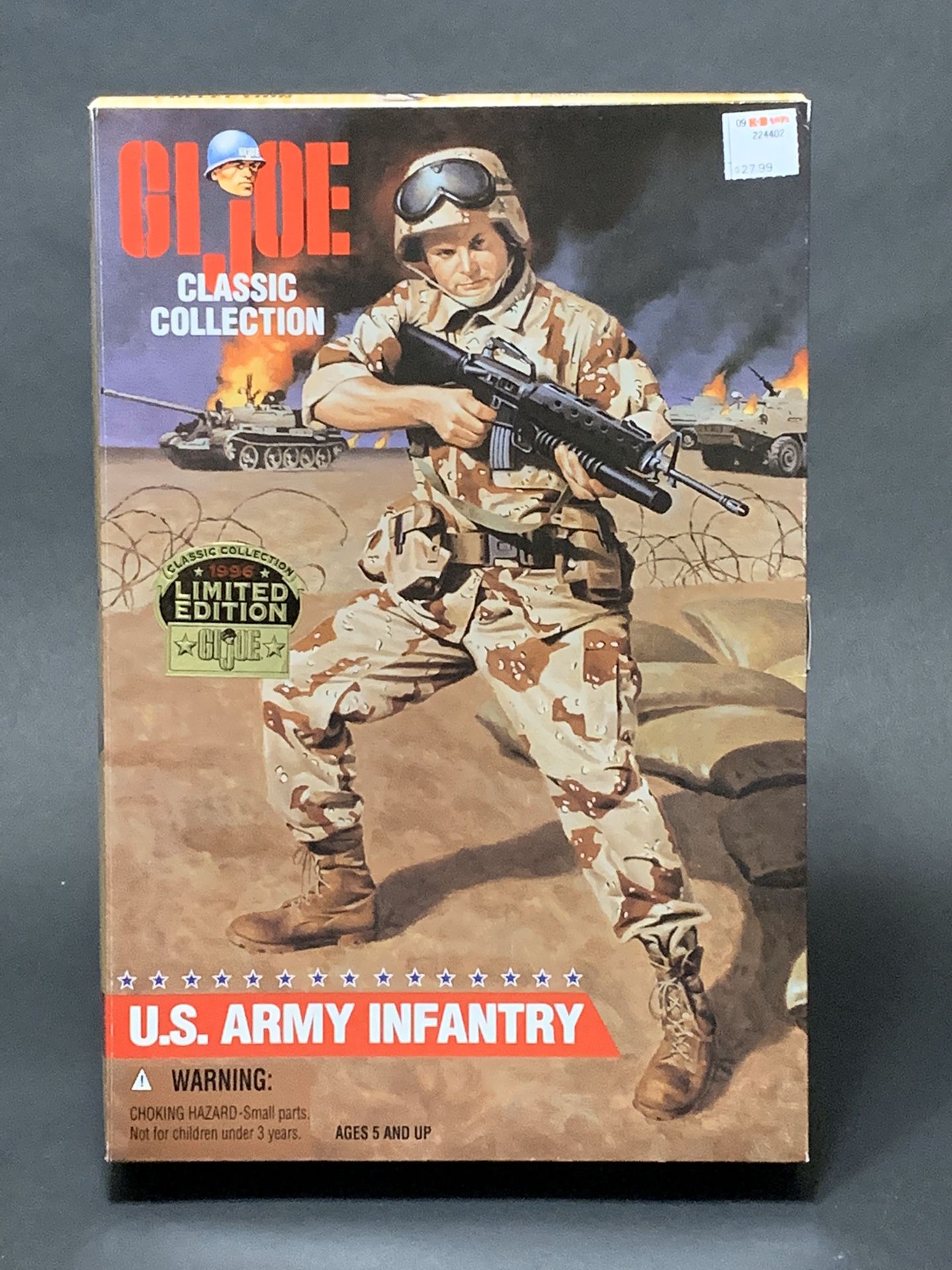 Hasbro GI Joe 12” Classic Collection 1996 Limited Edition U.S. Army Infantry Action Figure