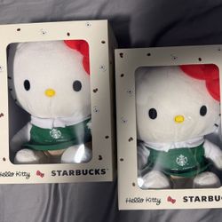 Hello Kitty Starbucks Barista Plush