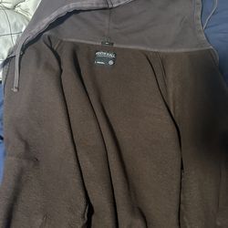 Brown Ninth Hall Zip up Hoodie