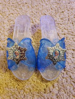 Elsa frozen dress up play shoes