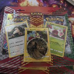 Pokémon TCG: Snorlax, Morpeko & Applin Cards with 2 Booster Packs & Coin