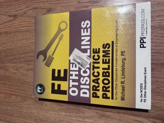FE Exam Other Disciplines Practice Books