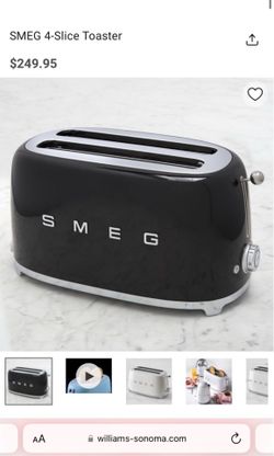 Smeg 4 slice toaster