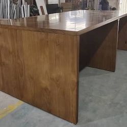 Real Wood Waterfall Table