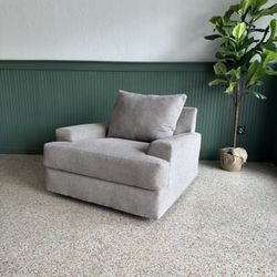Oversized Chair & Ottoman 