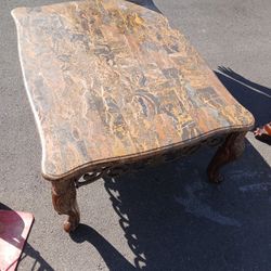 Marble Stone Antique Coffee Table