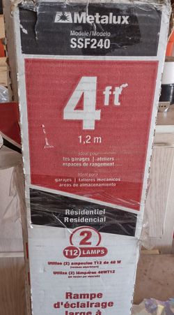 Lithonia 2W - Fluorescent Wraparound Shop Light Fixture