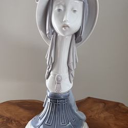 Llandro Porcelain Girl Head #5151 Figurine Retired