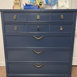 Vintage highboy dresser