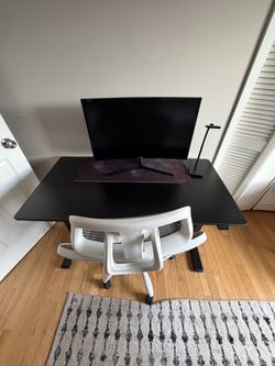 Work desk and Chair (24 inch screen is included )