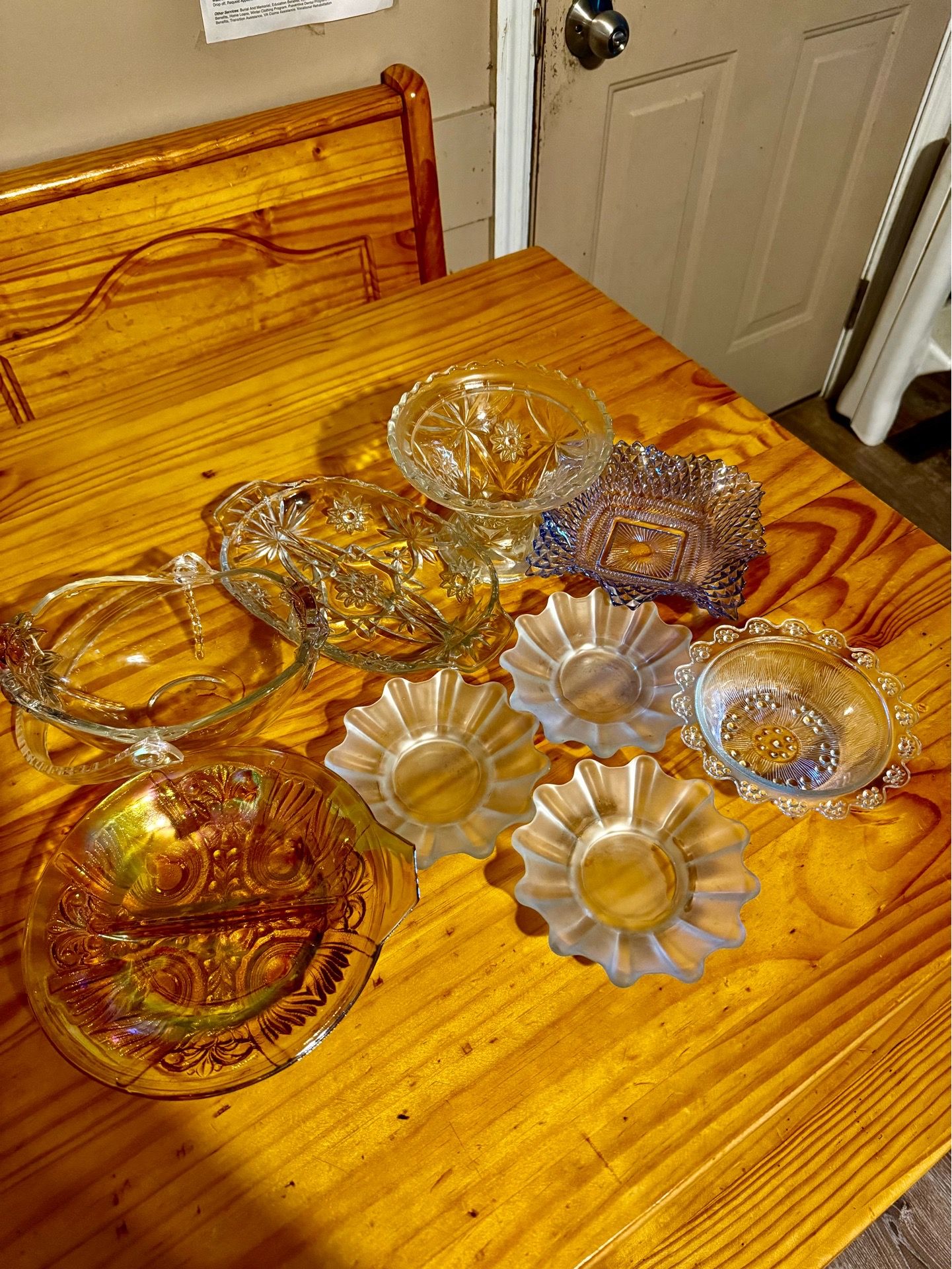 Vintage glassware