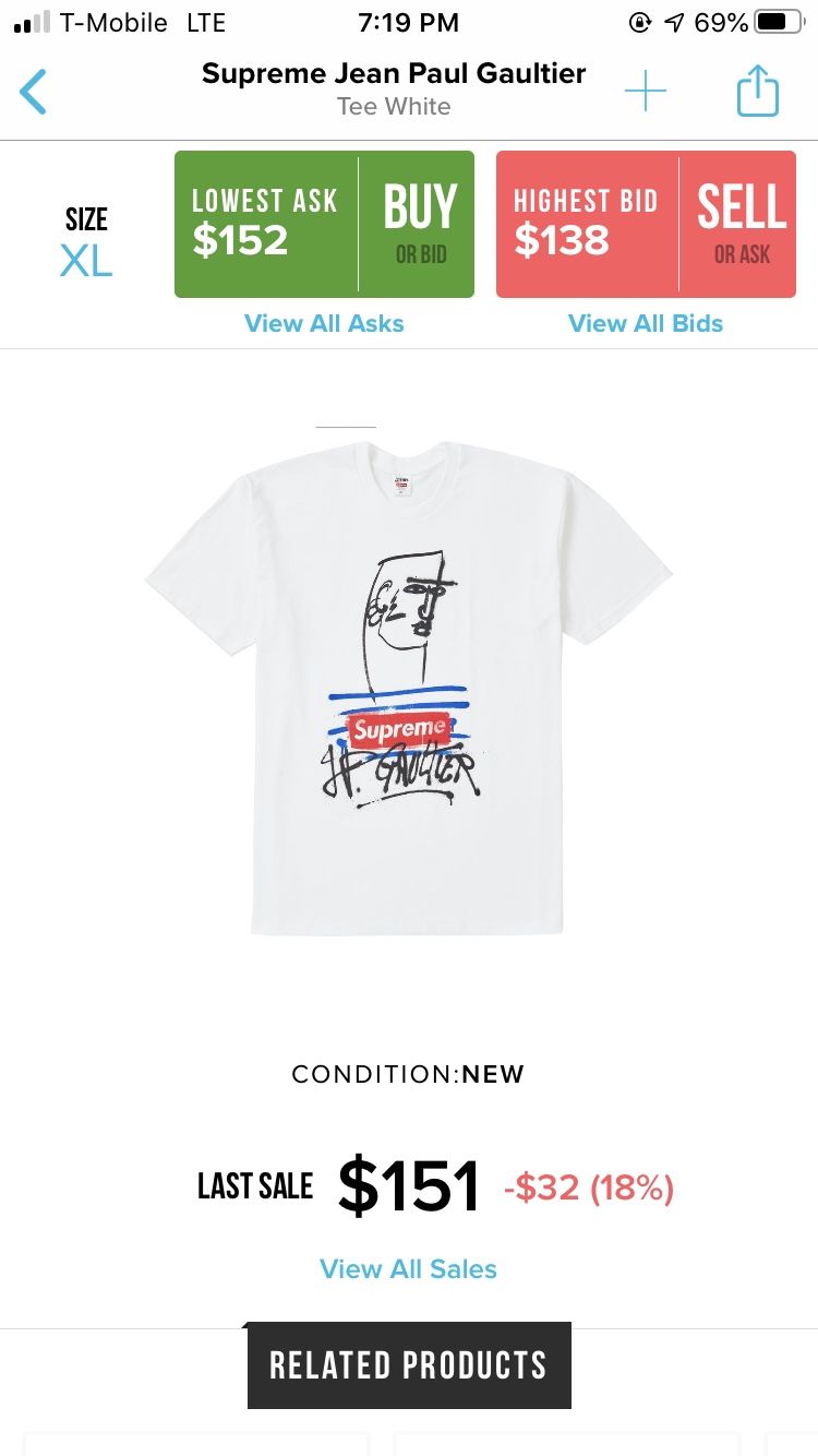 Supreme Box Logo sz XL