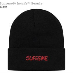  Supreme Smurfs Beanie Black