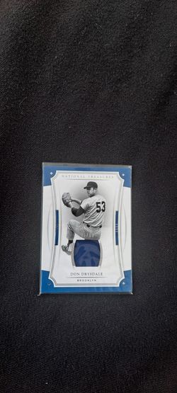 2017 Panini National Treasures/99 Don Drysdale #3 Hof