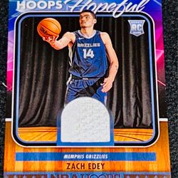 (RC) Zach Edey Hoops Relic Patch 2024-25