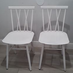 2 Metal Chairs