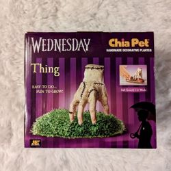 New In Box Chia Pet Planter Wednesday Thing The Addams Family 