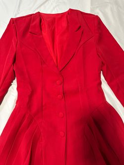 ❤️ Red Blazer Dress – Size M