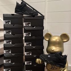 Jordan 4 Black Cat Size 8 9 10 11 12 13 8.5 9.5 10.5 11.5