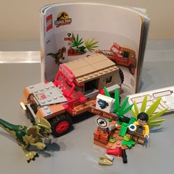 Lego Jurassic Park Jeep Set Complete
