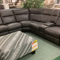 Power Sectional  Black