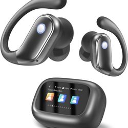Wireless Earbuds, Bluetooth 5.4 Sport Headphones with Smart Charging Case, ENC Noise Cancelling, Ear Buds with IPX7 Waterproof & Bass Stereo Sound for