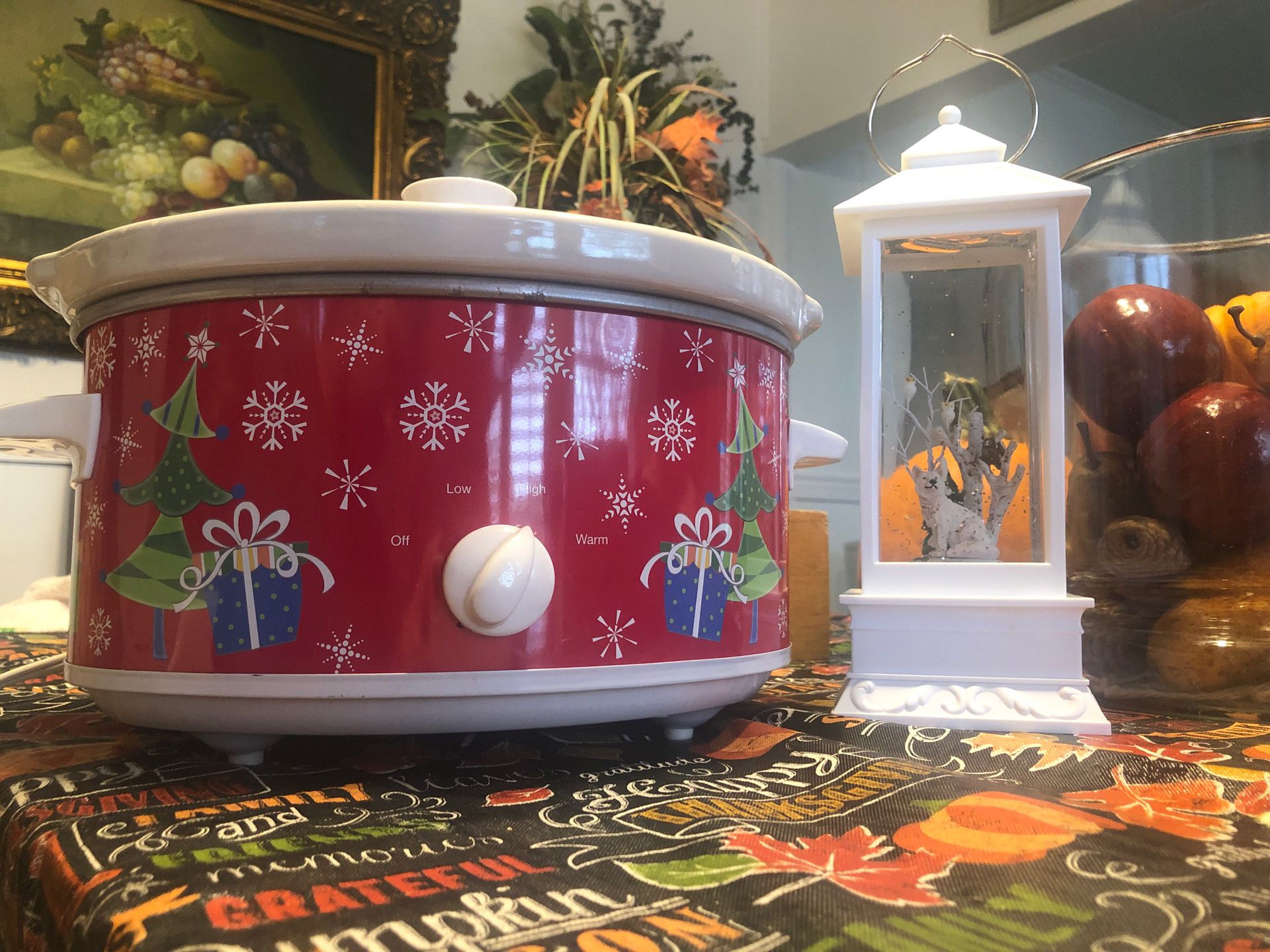 Slow Cooker 8 QT Christmas edition