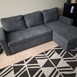 Dark Gray Sectional Sleeper Sofa