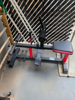 Seated calf raise