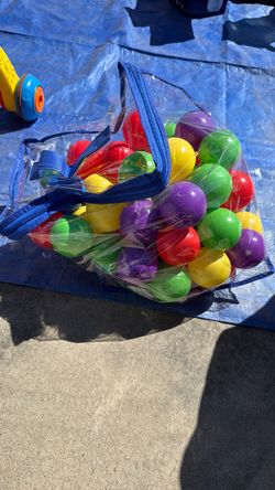 Colorful Kids Play Ball Pit Balls