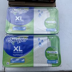 Swiffer Sweeper X-Large Wet Mopping Pad Multi-Surface Refills for Floor Mop - Open Window Fresh Scent - 12ct