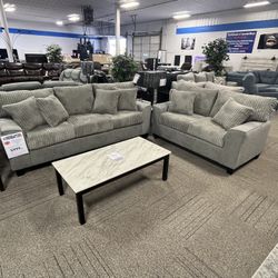 New Arrival Channel Chenille Sofa Set