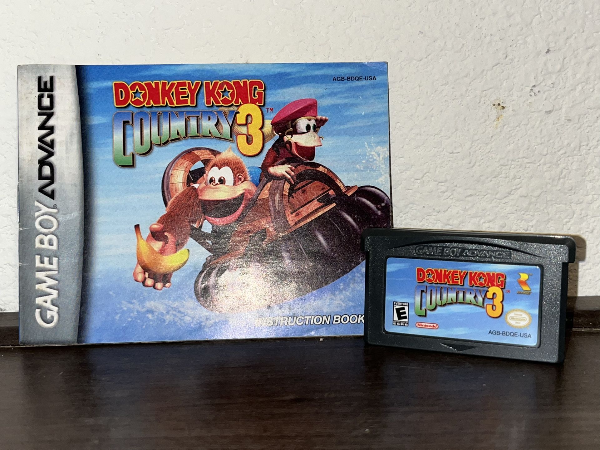 DK Country 3 Gameboy Advance Video Game