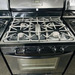 Black Kenmore 5 Burners Gas Stove 