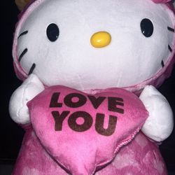 Hello kitty valentines plush