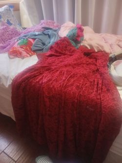 Red Lace Dress