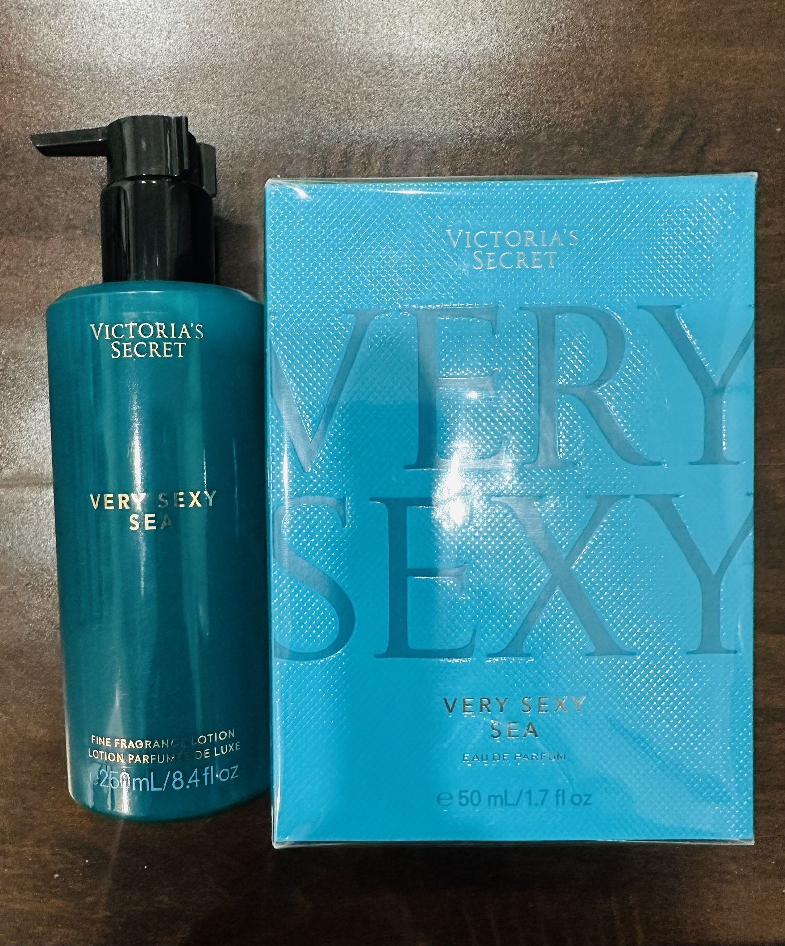 New Victoria’s Secret Very Sexy Sea Lotion And Perfume Size 1.7 Oz.