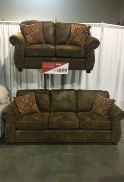 2Pc Sofa and Loveseat Set Sale