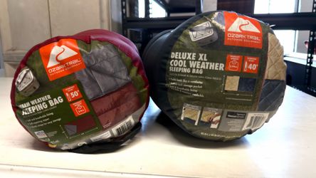 2 Ozark Trail sleeping bags – $20 for both