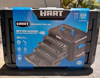 Juego de Herramientas HART 215 Piezas – Súper Oferta