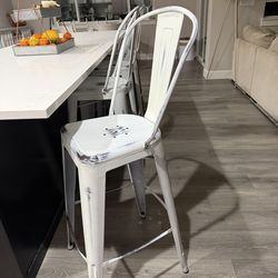 Metal bar stool